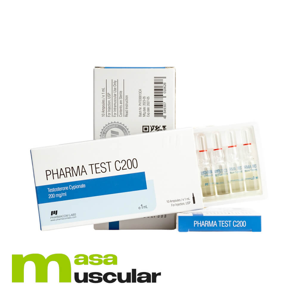 Pharma Test C 200 mg/ml (10 ampollas) Pharmacom Labs