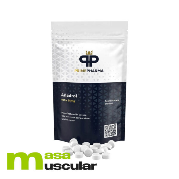 Anadrol 25 mg (100 comprimidos) Prime Pharma
