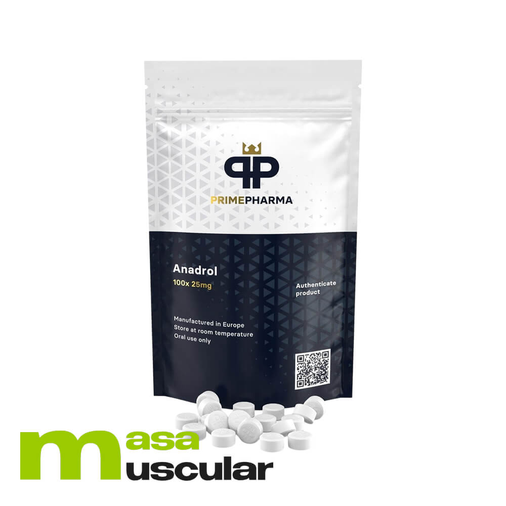 Anadrol 25 mg (100 comprimidos) Prime Pharma