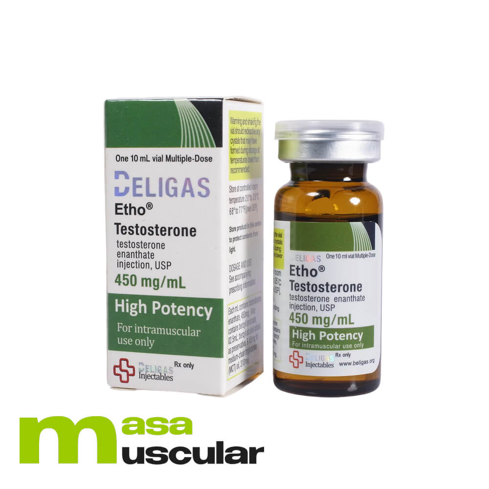 Etho Testosterone 450 mg/ml (1 frasco) Beligas